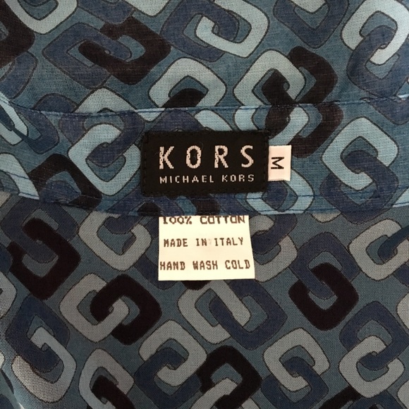 Michael Kors Long Sleeve Sheer Blouse Size Medium - Picture 4 of 6